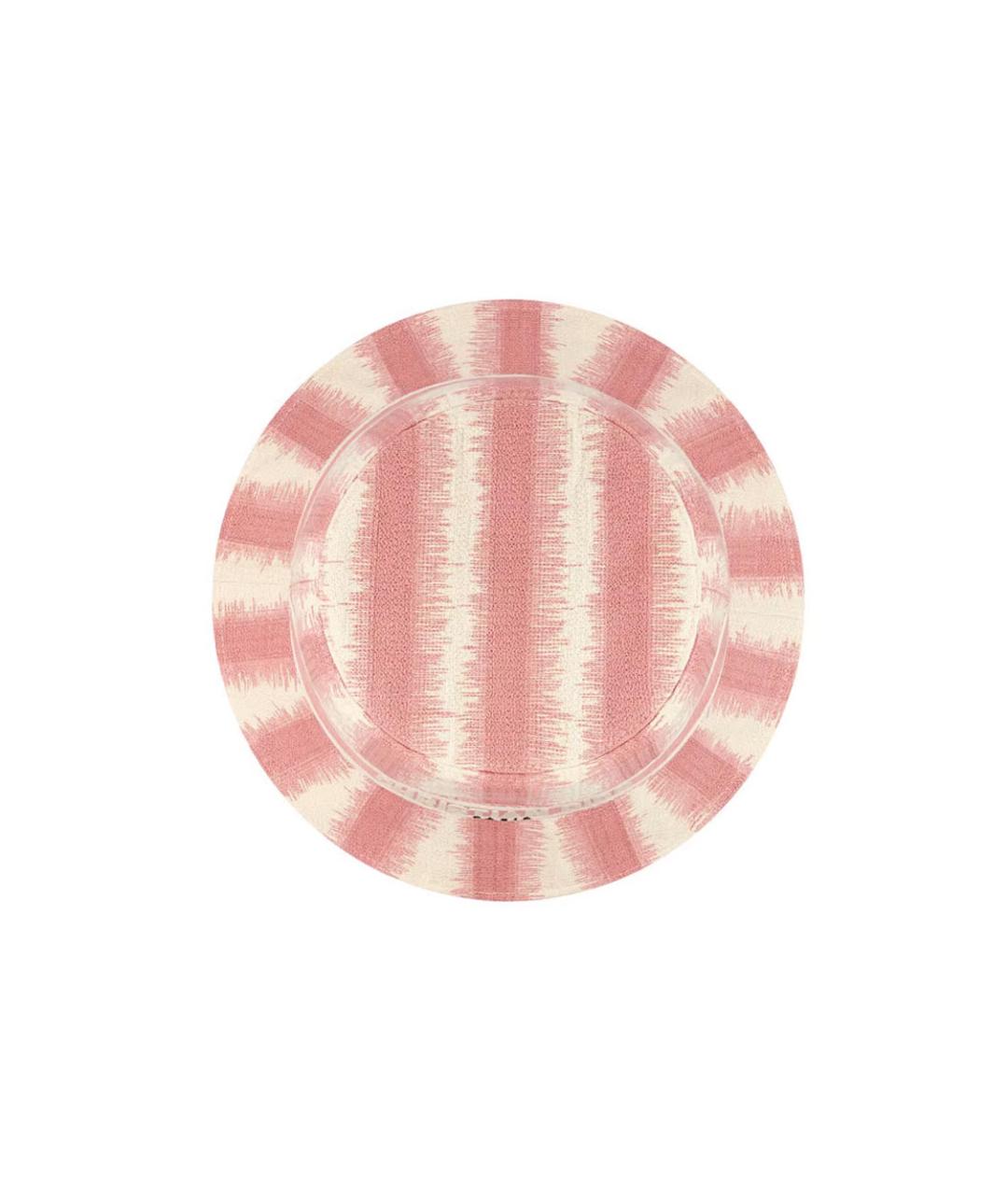 CHRISTIAN DIOR Розовая хлопковая панама, фото 2