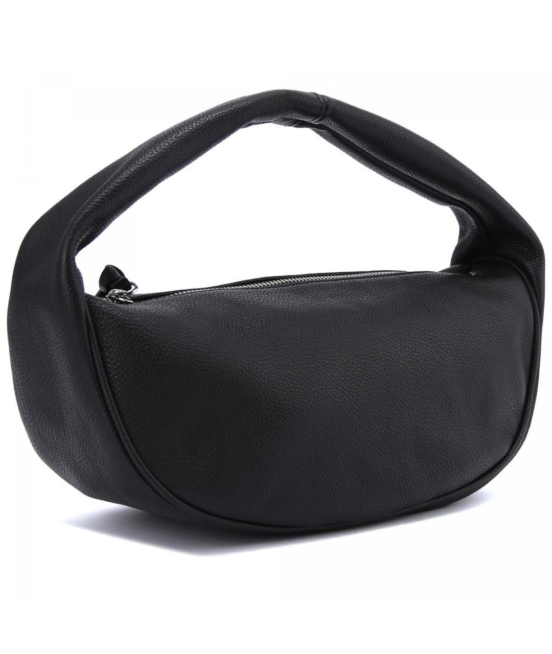 BY FAR Черная кожаная сумка с короткими ручками, фото 2