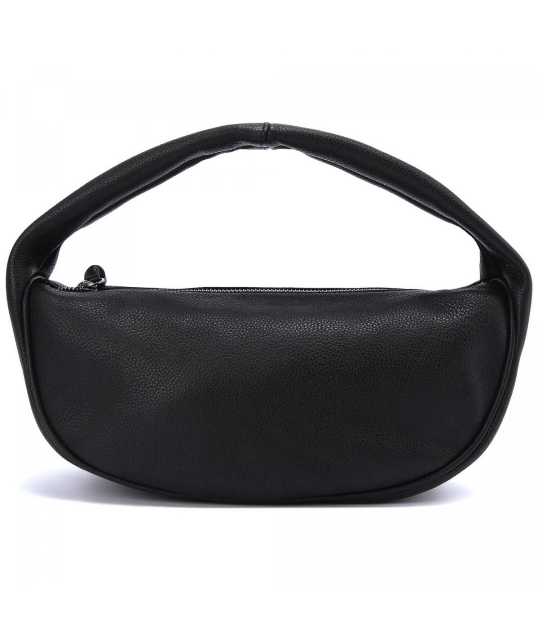 BY FAR Черная кожаная сумка с короткими ручками, фото 1