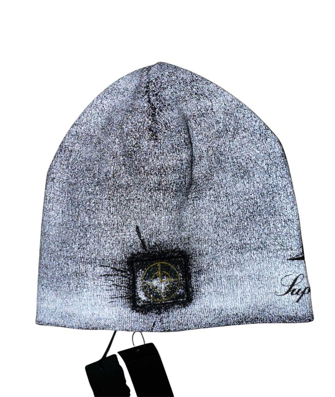 STONE ISLAND Черная шапка, фото 2