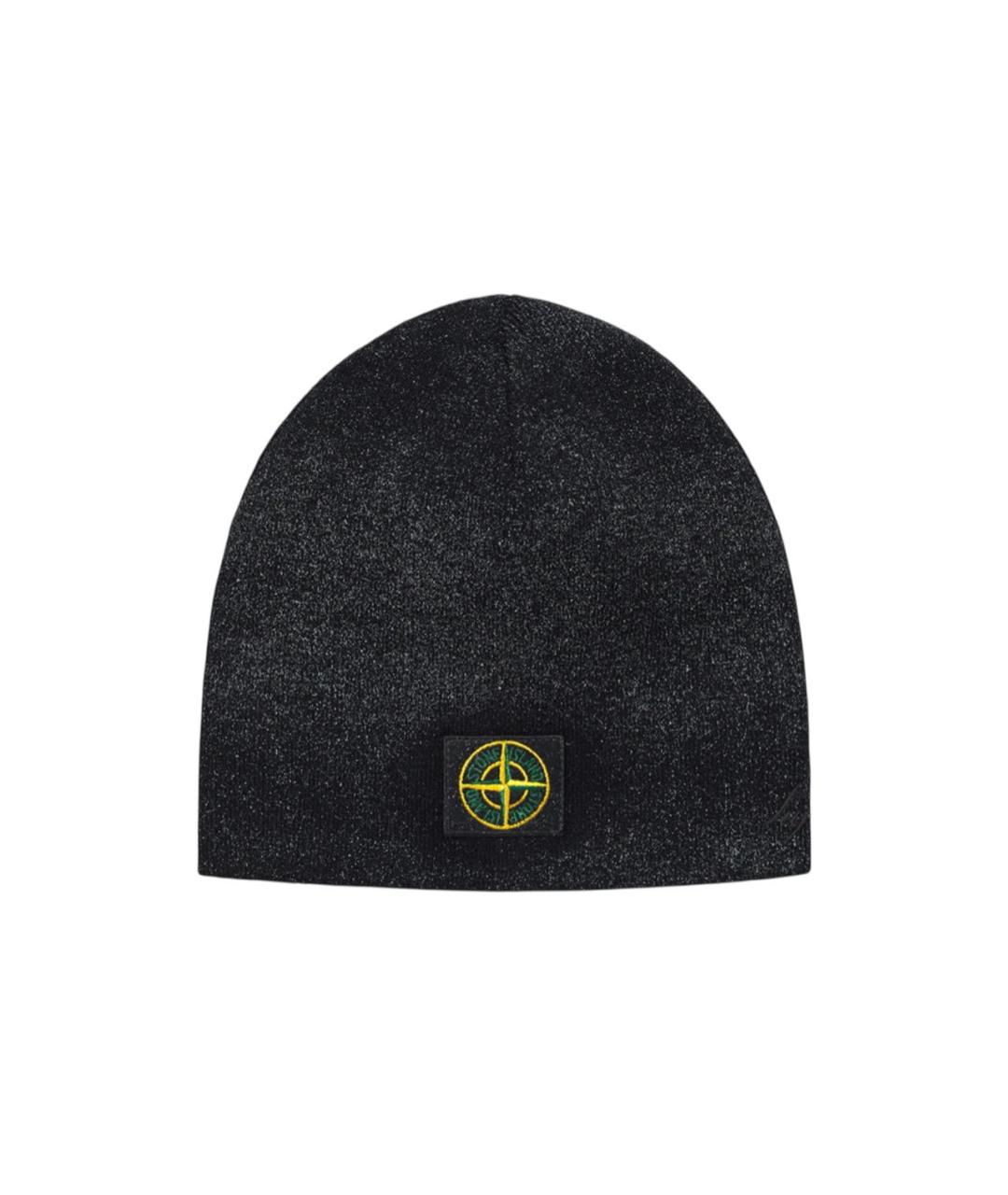 STONE ISLAND Черная шапка, фото 1