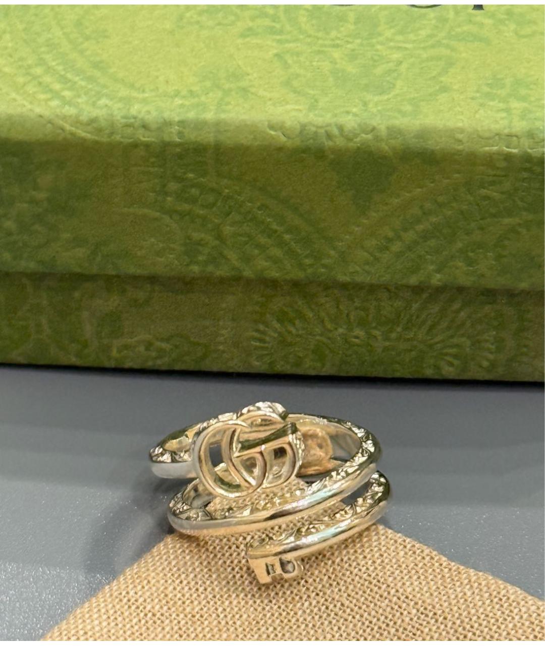GUCCI Серебряное серебряное кольцо, фото 2
