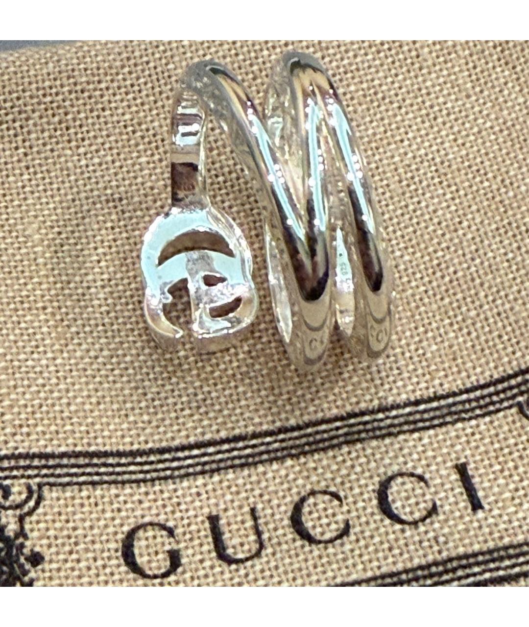 GUCCI Серебряное серебряное кольцо, фото 5