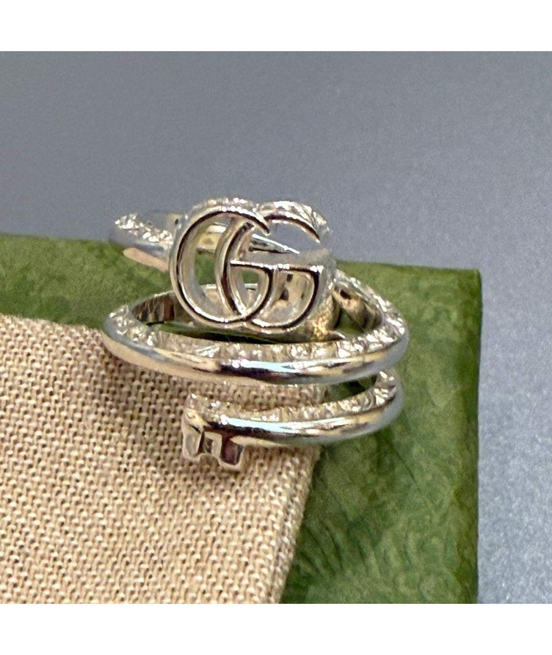 GUCCI Серебряное серебряное кольцо, фото 6