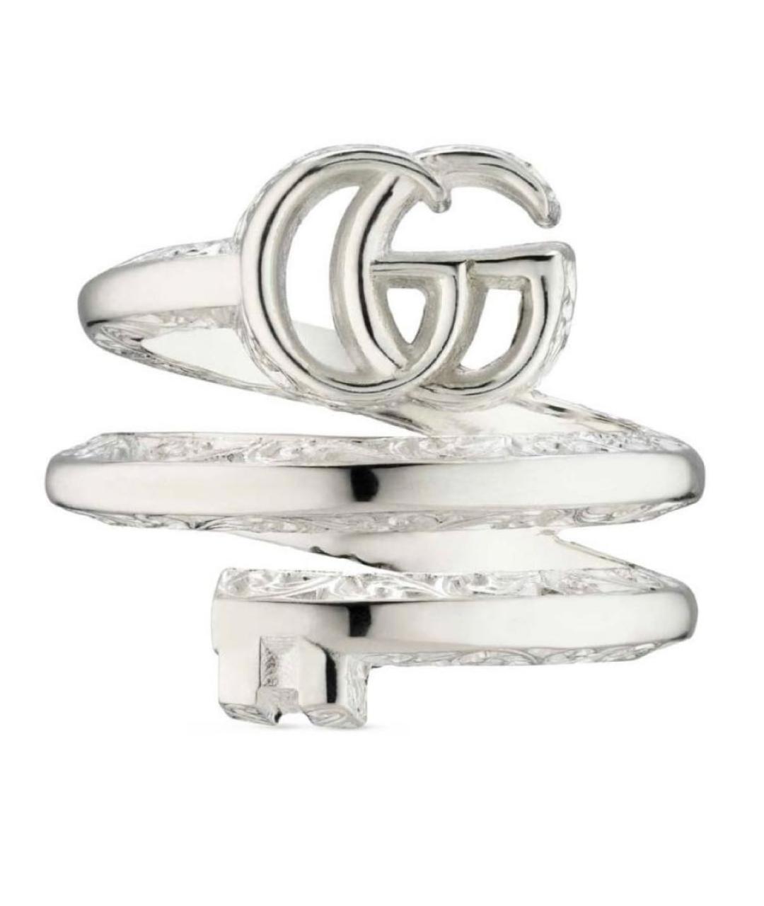 GUCCI Серебряное серебряное кольцо, фото 1