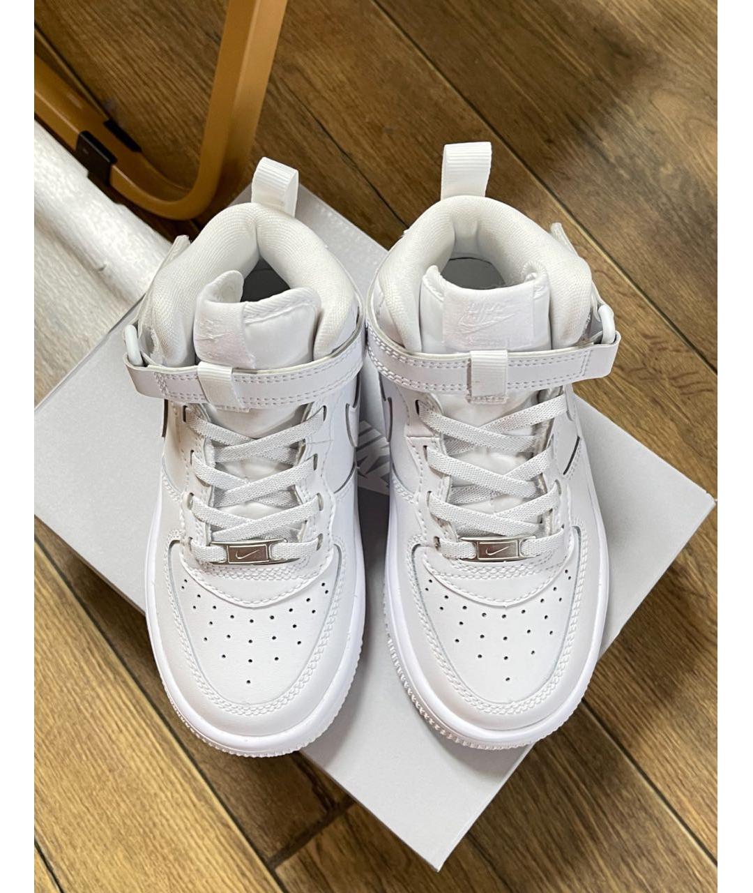 NIKE Белые кожаные кеды, фото 4