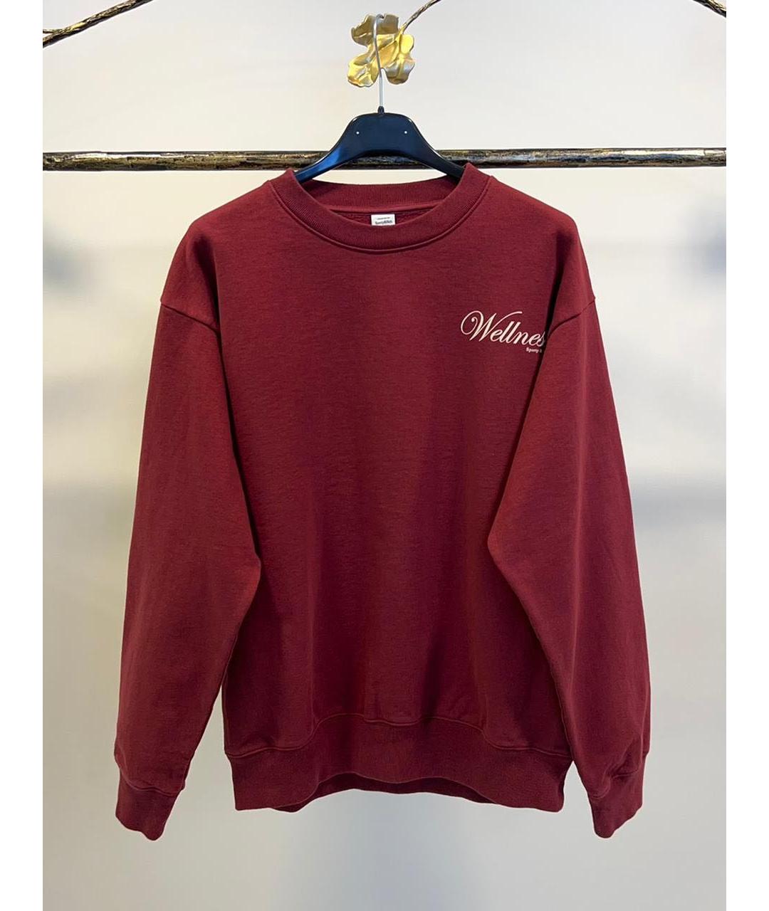 SPORTY AND RICH Бордовый хлопковый спортивные костюмы, фото 2