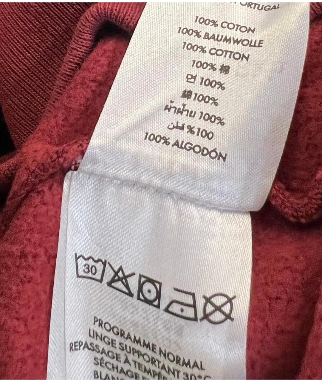 SPORTY AND RICH Бордовый хлопковый спортивные костюмы, фото 7