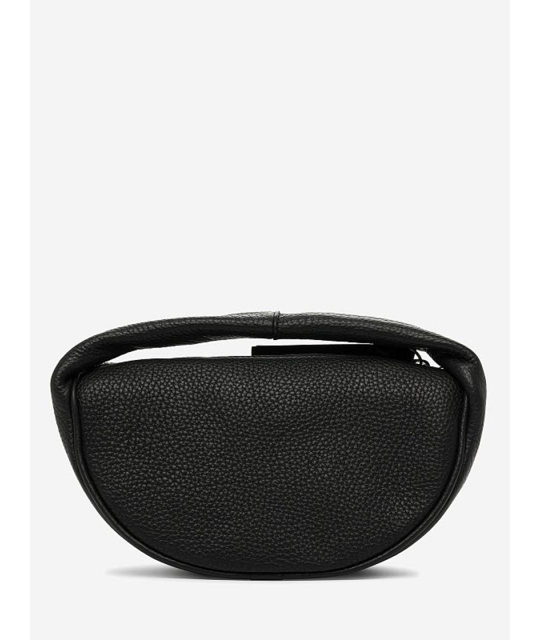 BY FAR Черная кожаная сумка с короткими ручками, фото 3