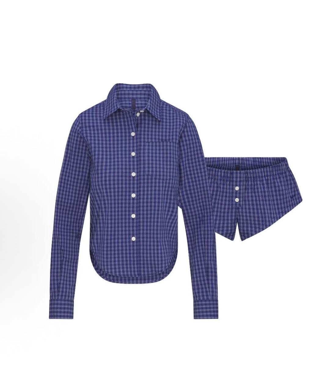 SKIMS Синяя пижама, фото 1