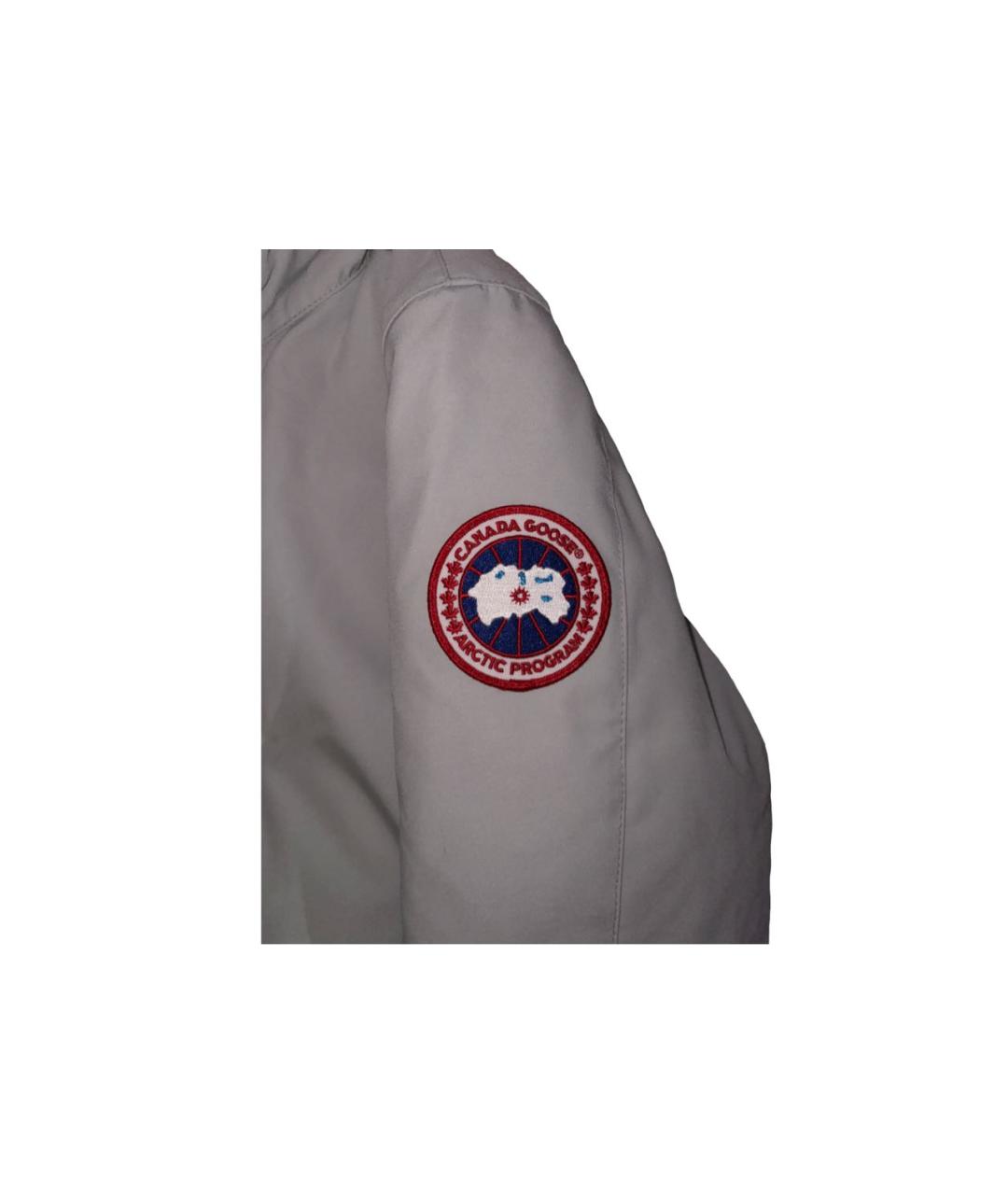 CANADA GOOSE Серая полиэстеровая парка, фото 3