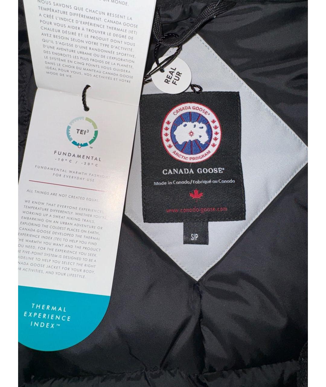 CANADA GOOSE Серая полиэстеровая парка, фото 4