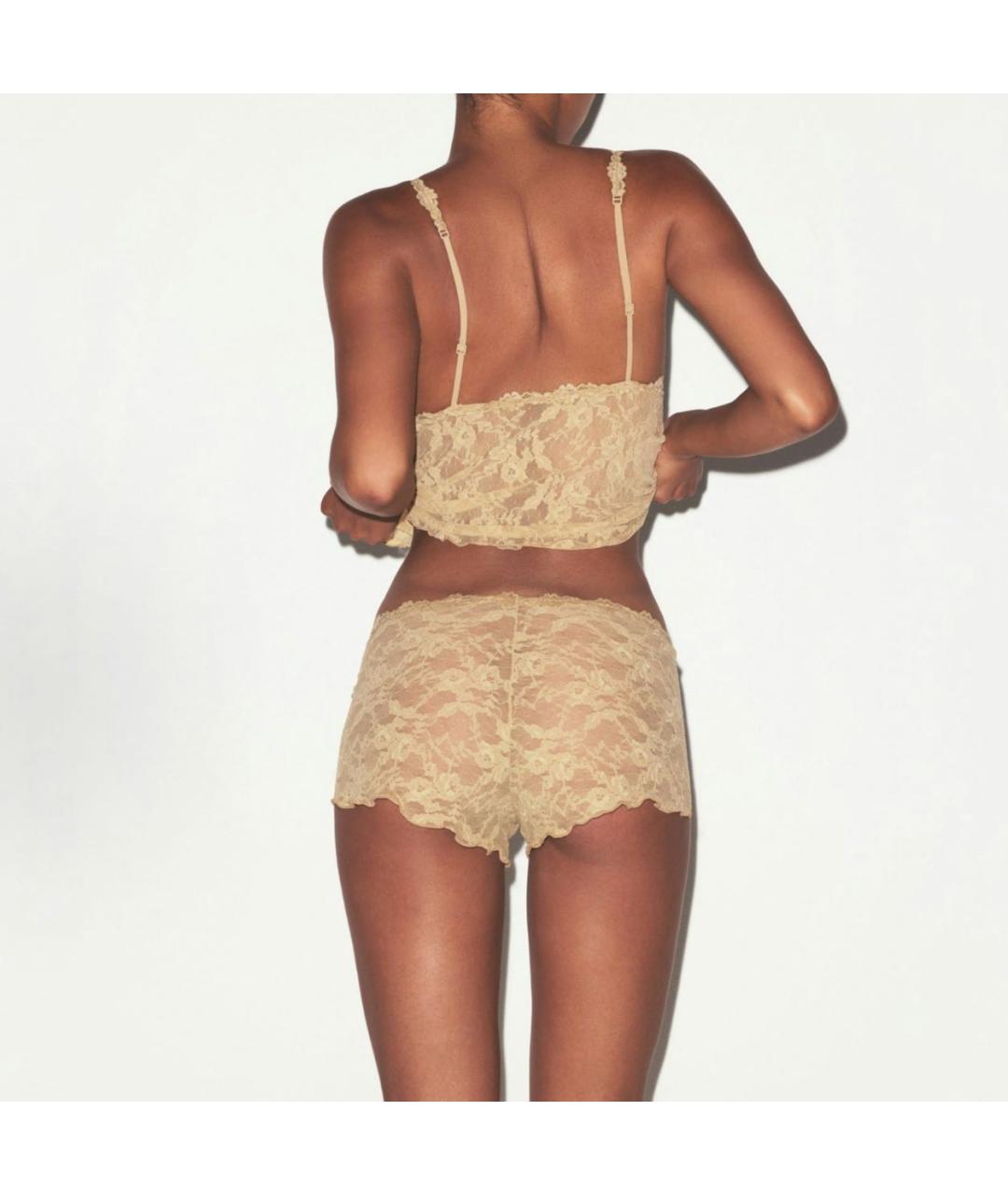 SKIMS Бежевая кружевная пижама, фото 6