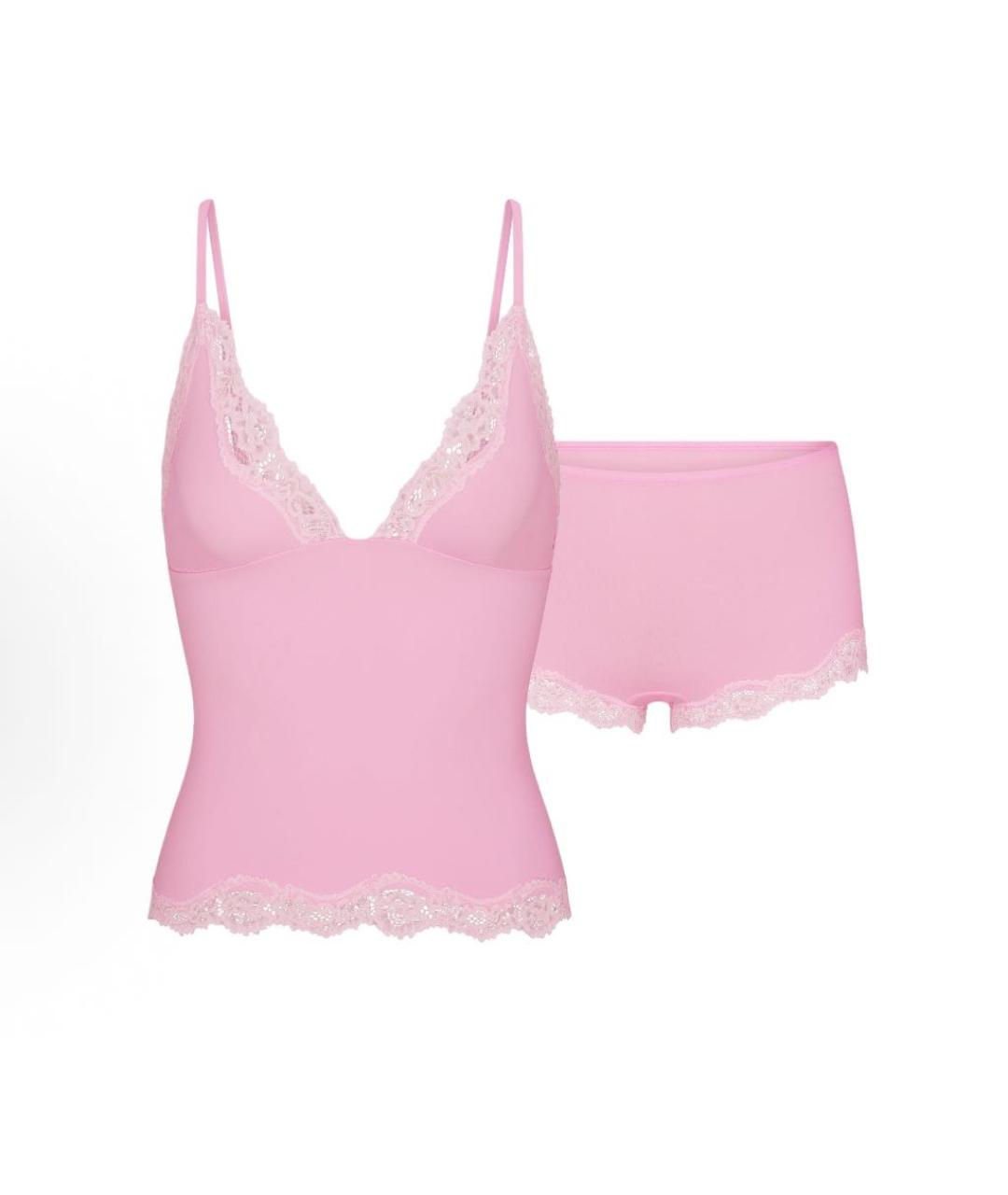 SKIMS Розовая пижама, фото 1