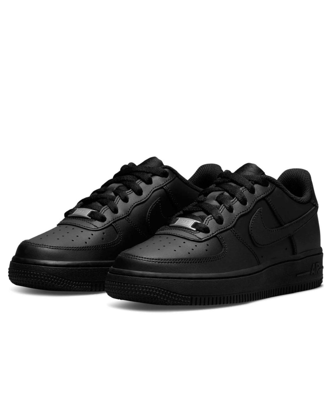 NIKE Черные кожаные кроссовки, фото 6