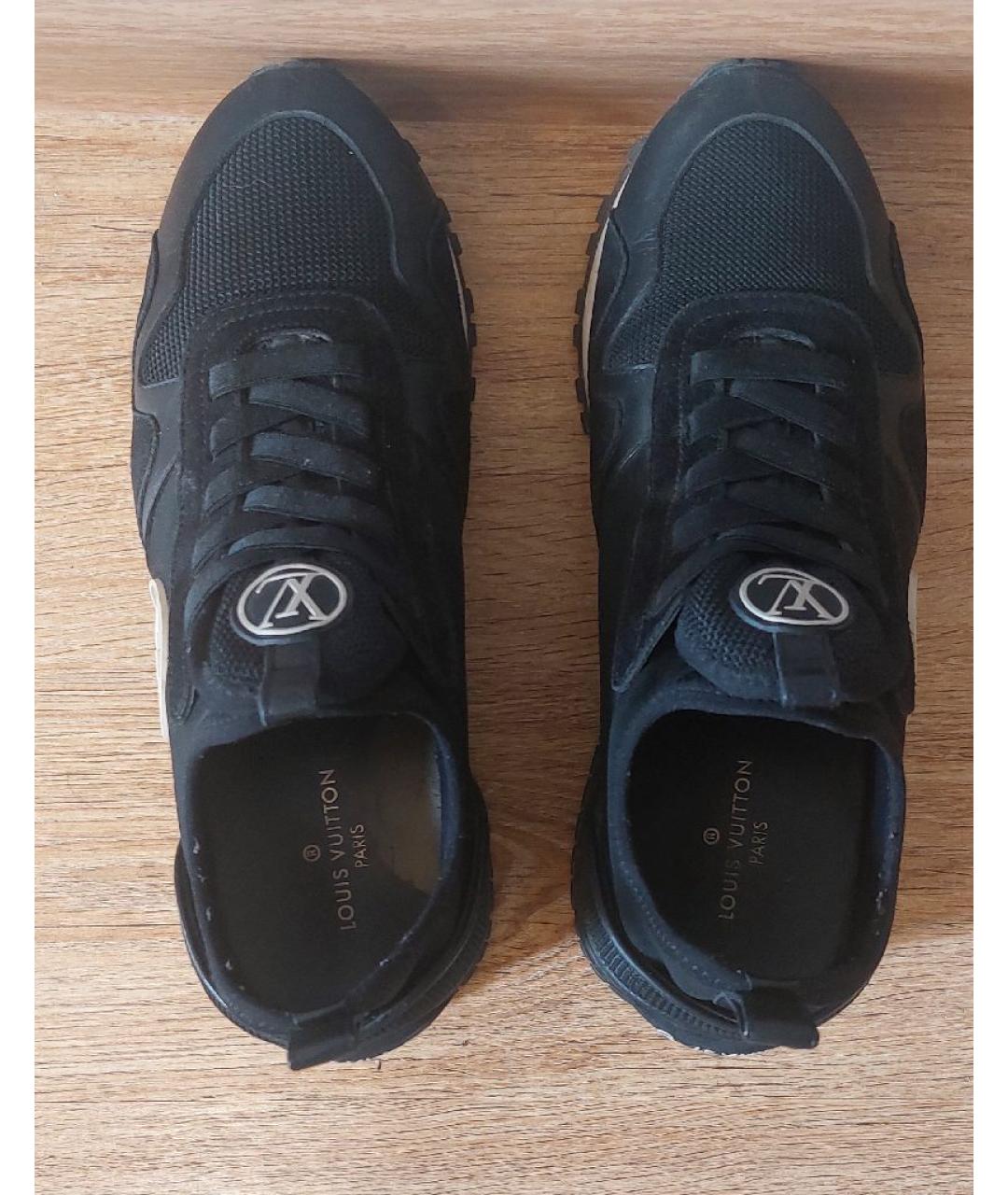 LOUIS VUITTON Черные текстильные кроссовки, фото 3