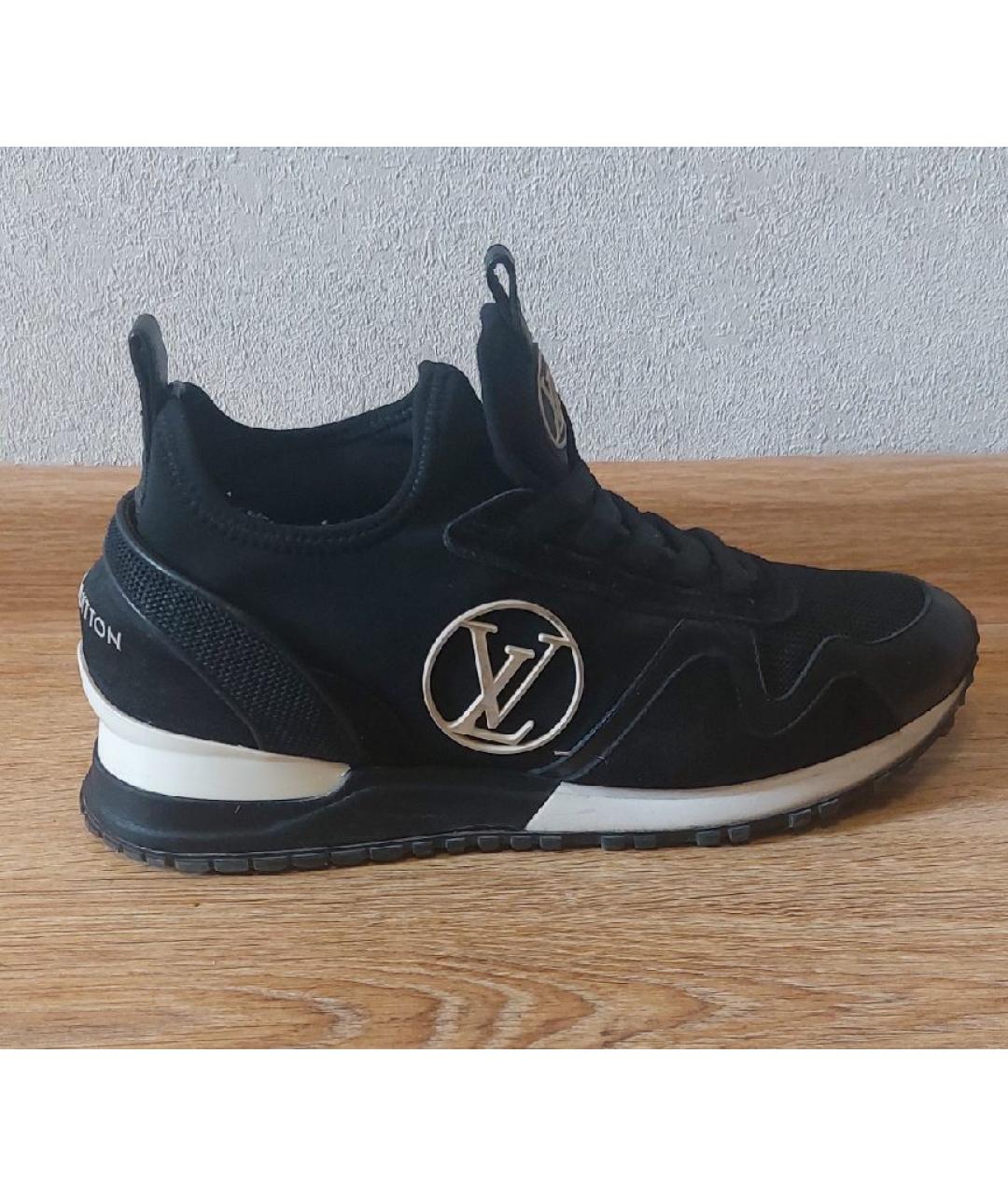 LOUIS VUITTON Черные текстильные кроссовки, фото 8
