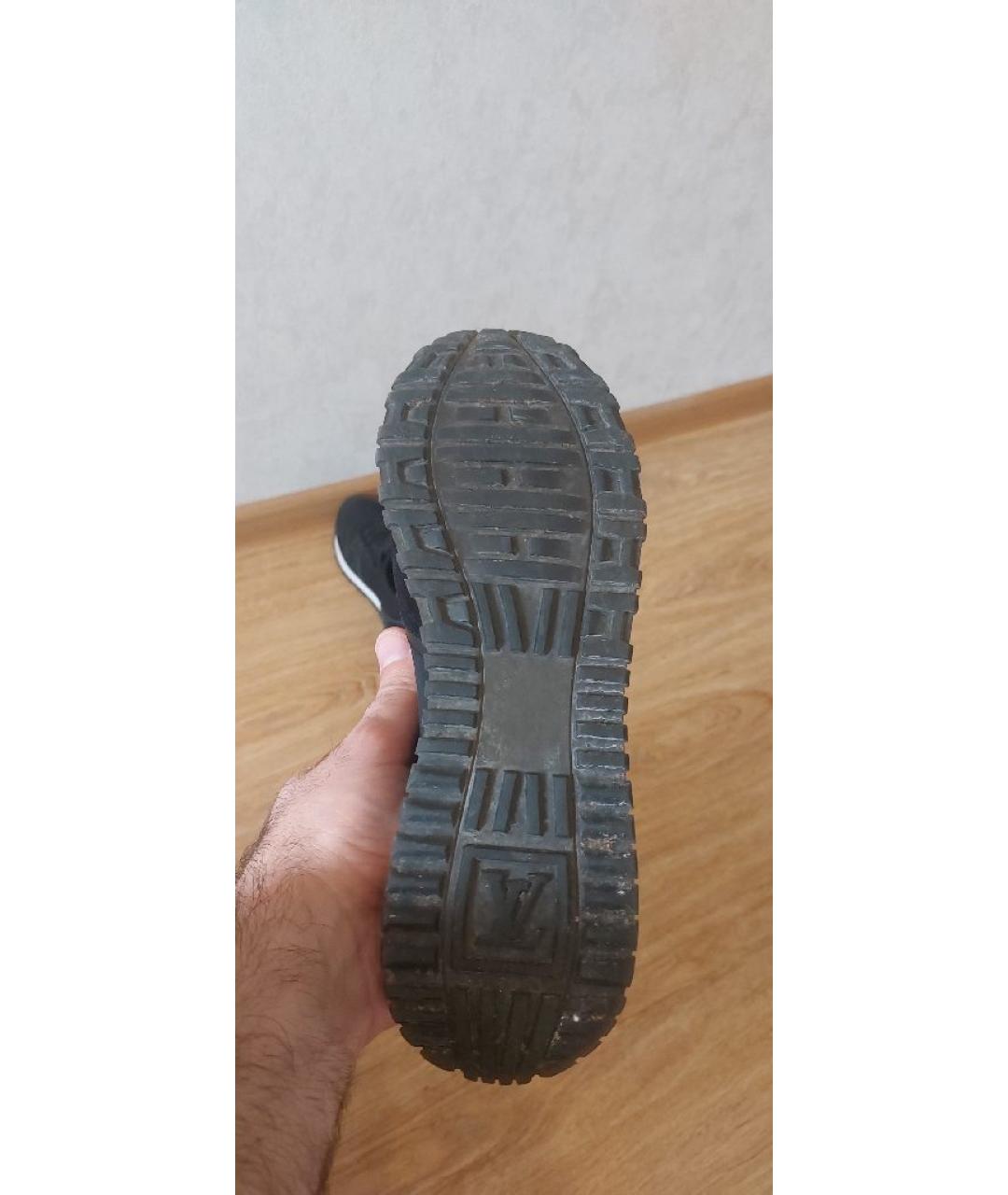 LOUIS VUITTON Черные текстильные кроссовки, фото 7