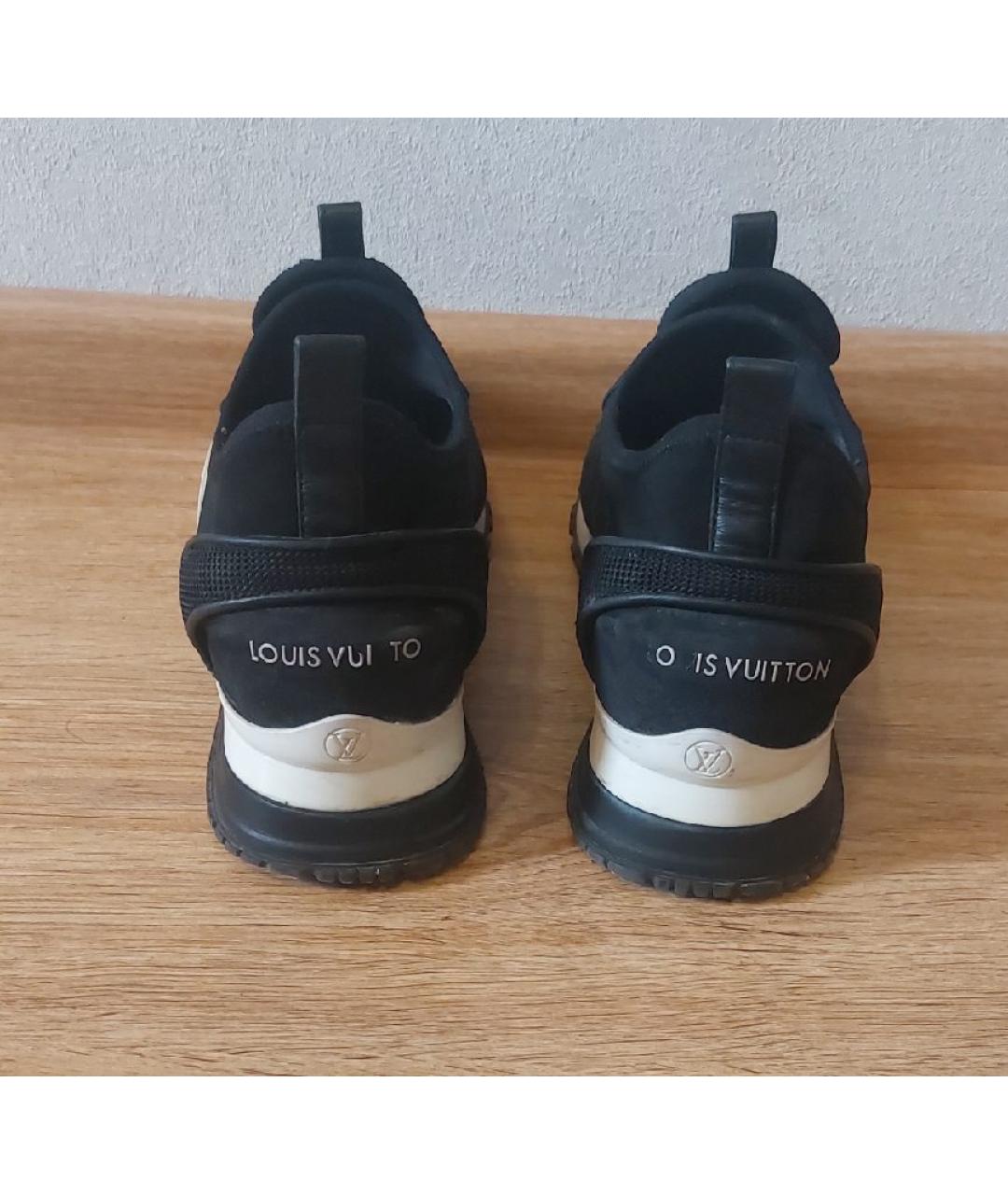 LOUIS VUITTON Черные текстильные кроссовки, фото 4