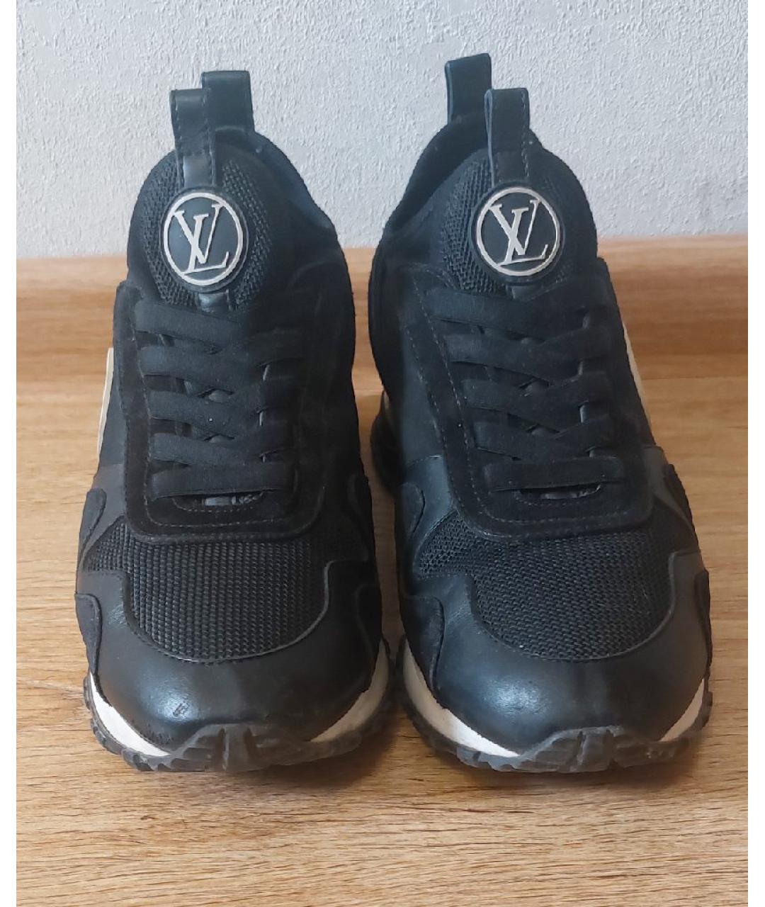 LOUIS VUITTON Черные текстильные кроссовки, фото 2
