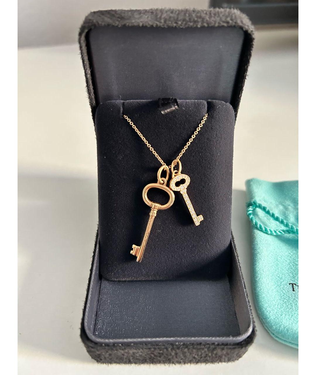 TIFFANY&CO Золотой кулон из желтого золота, фото 2