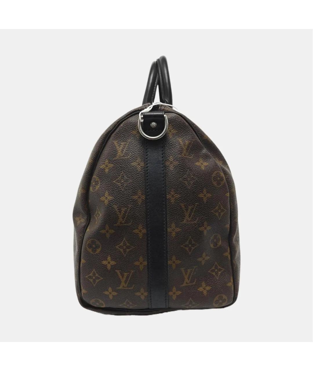 LOUIS VUITTON Коричневая кожаная дорожная/спортивная сумка, фото 2