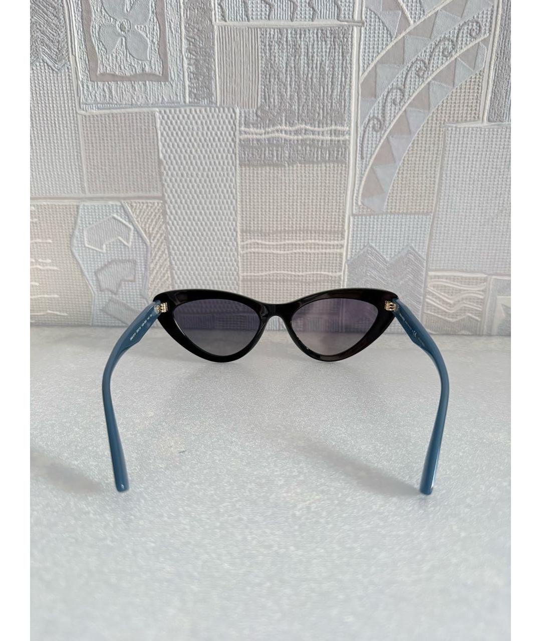 MIU MIU Черные пластиковые солнцезащитные очки, фото 4