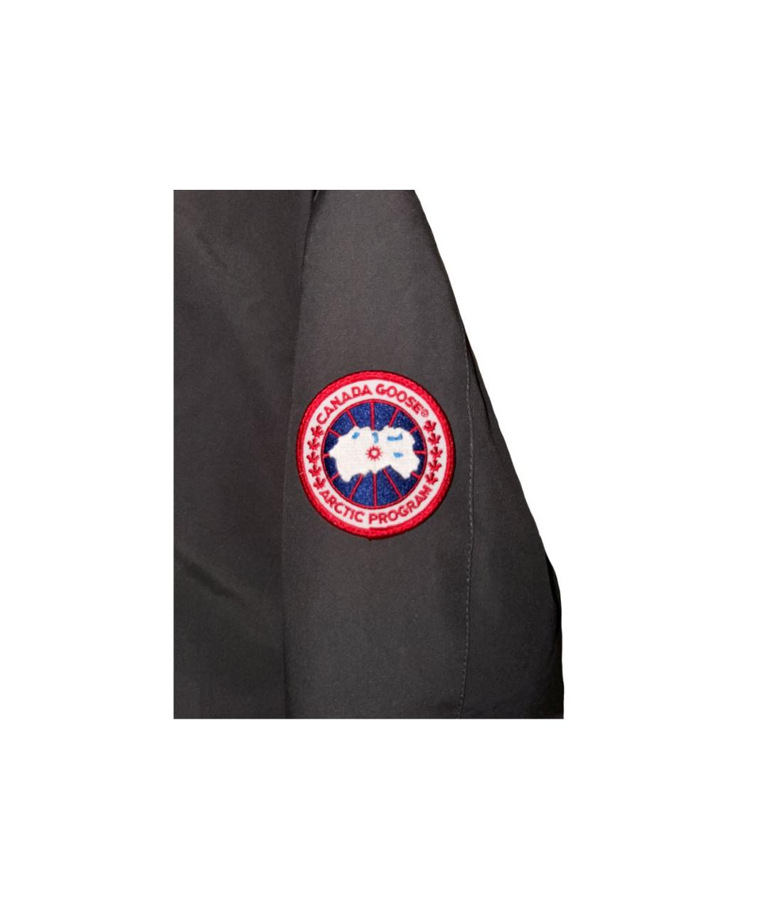 CANADA GOOSE Серая полиэстеровая парка, фото 3