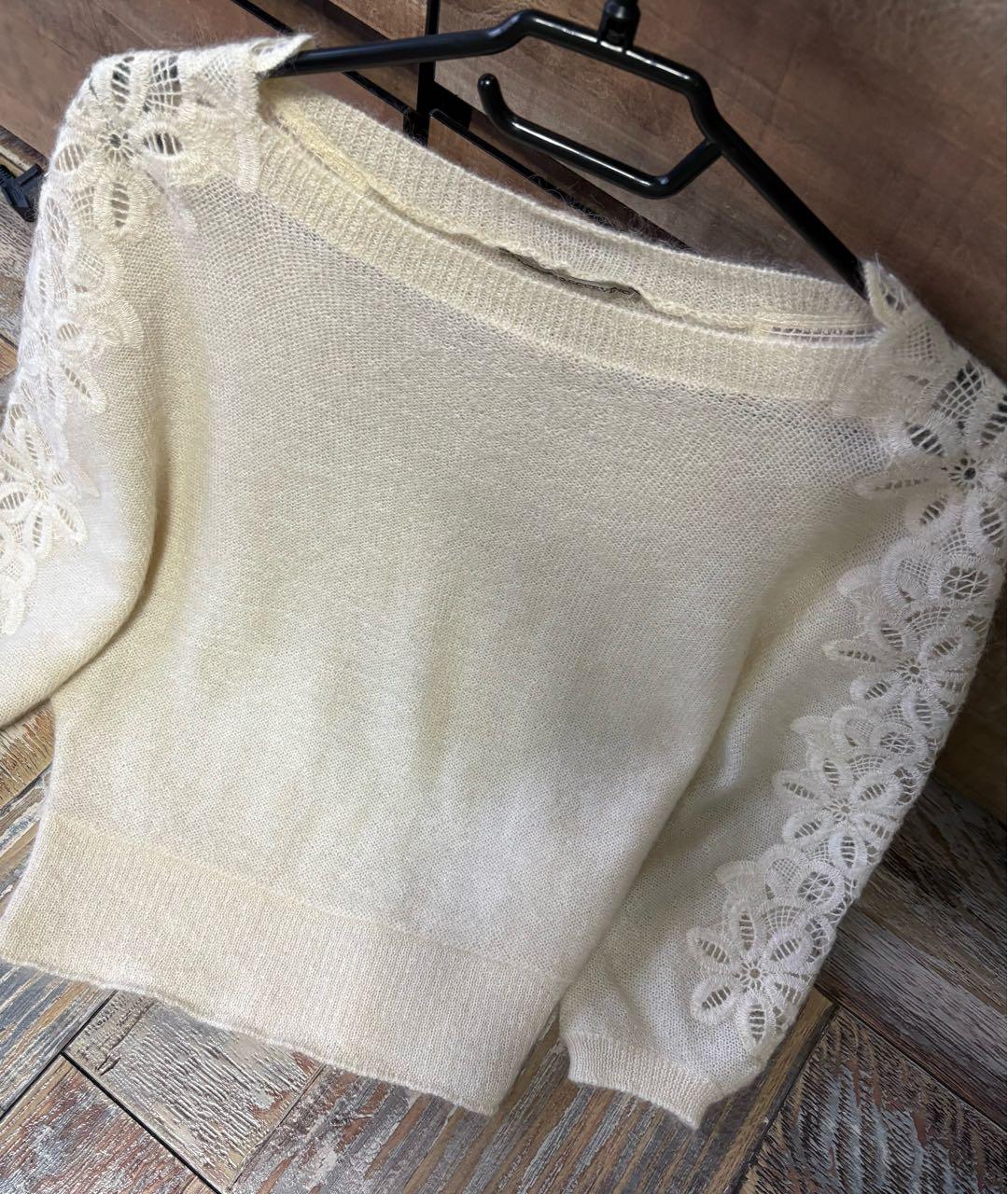 ERMANNO SCERVINO Бежевый джемпер / свитер, фото 3