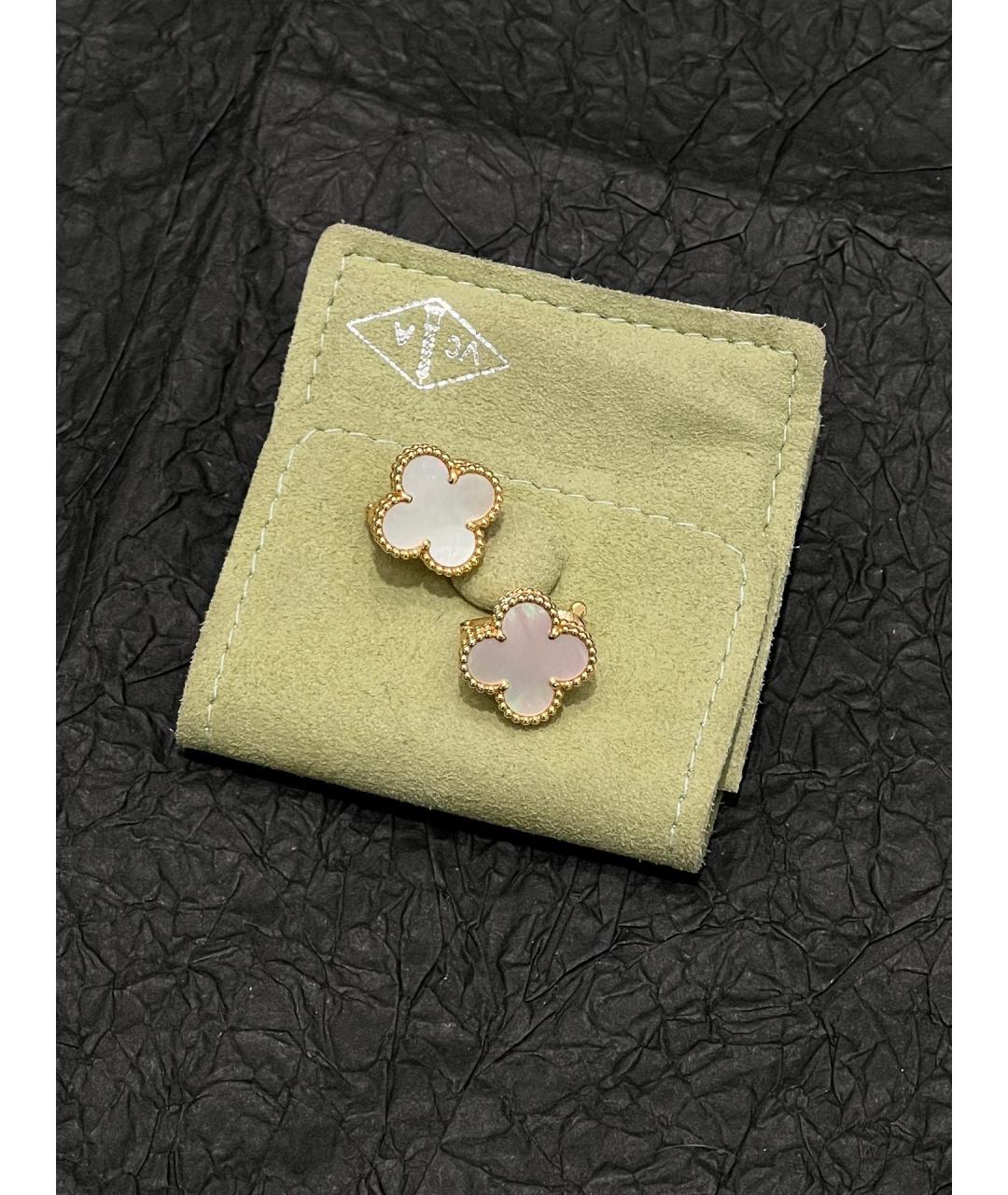 VAN CLEEF & ARPELS Золотые серьги из розового золота, фото 6