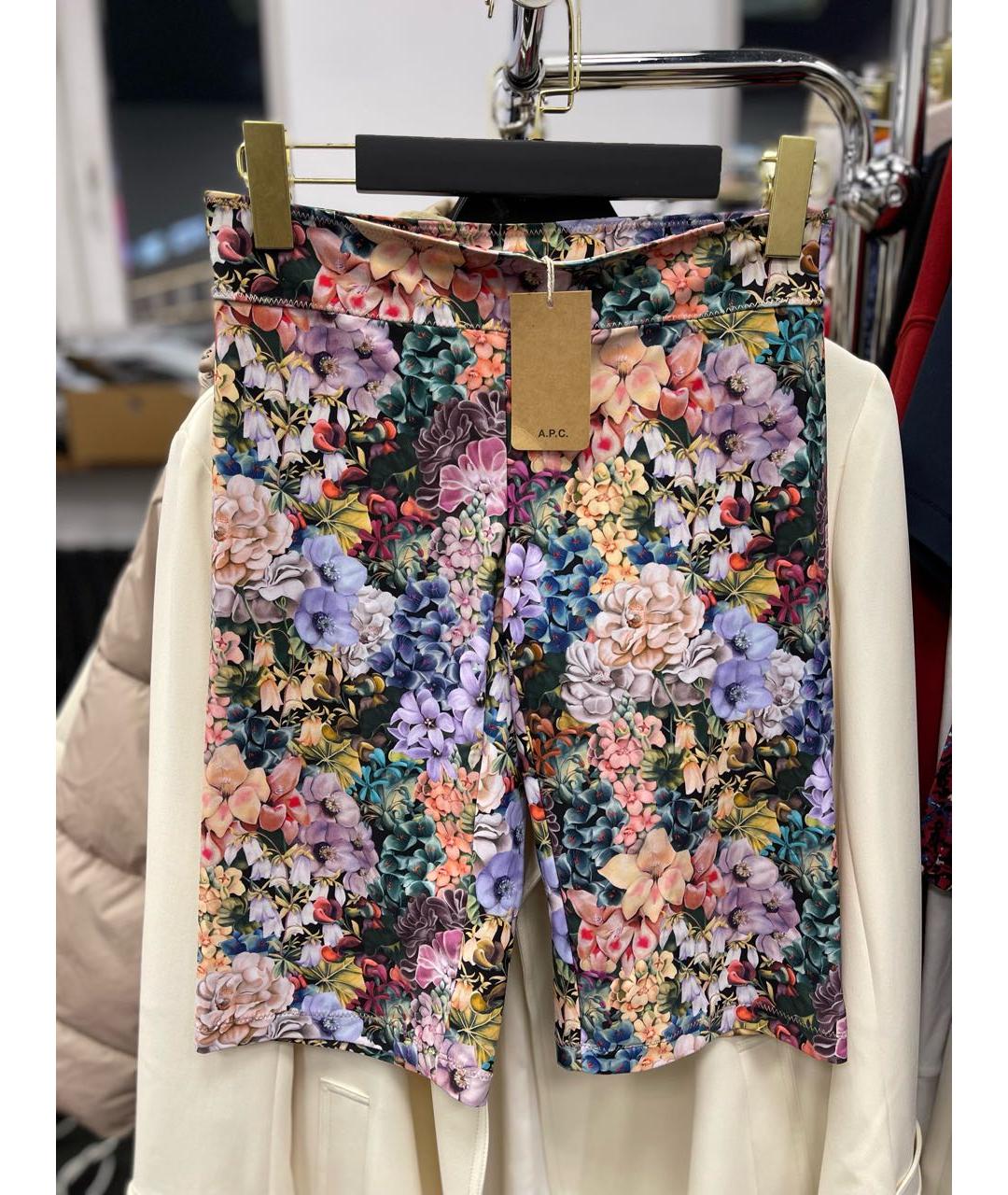 A.P.C. Мульти полиэстеровые шорты, фото 8