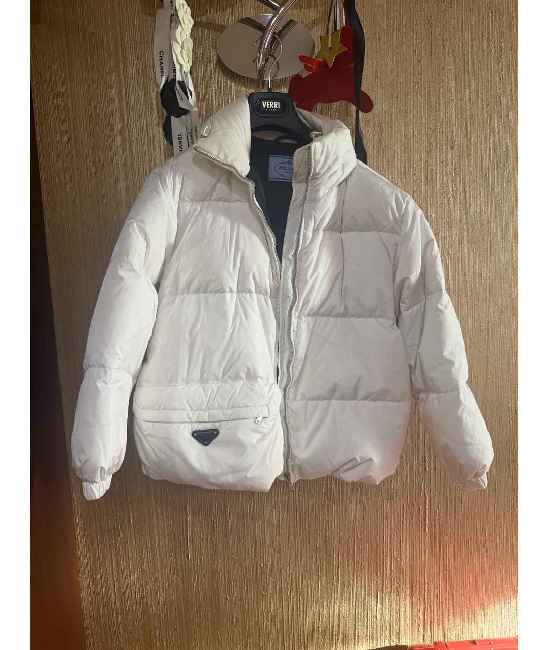 PRADA Белый пуховик, фото 8