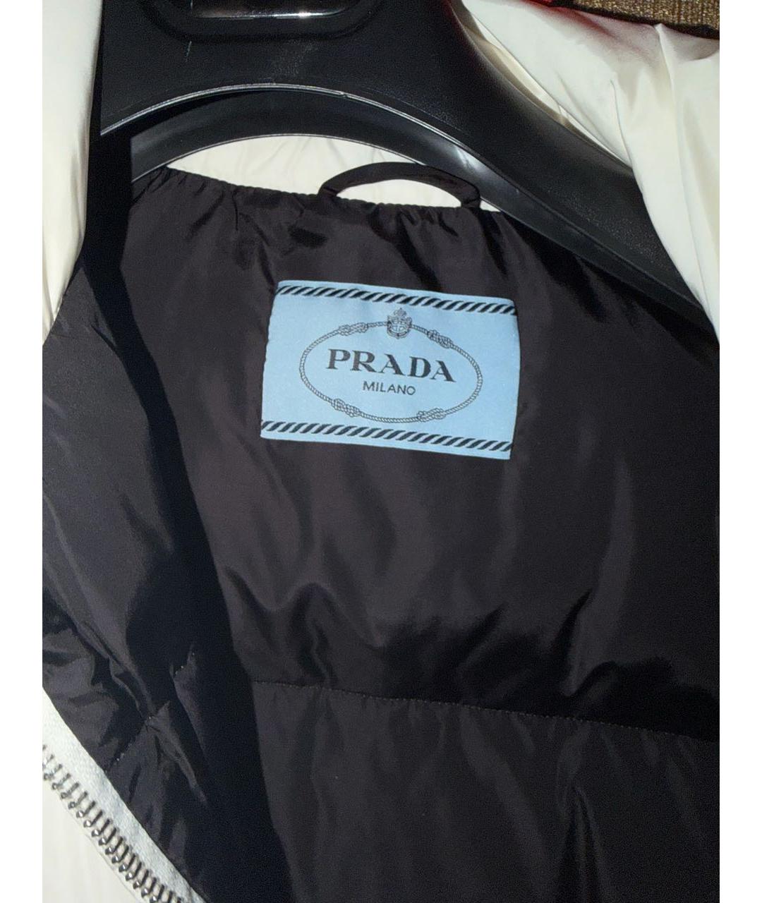 PRADA Белый пуховик, фото 3