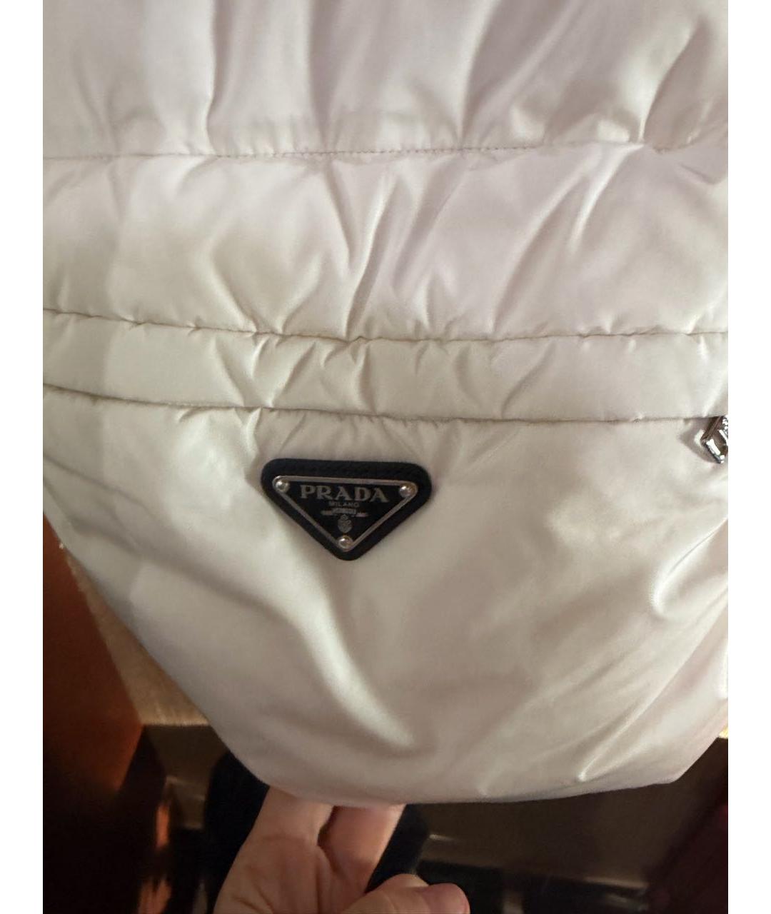 PRADA Белый пуховик, фото 4