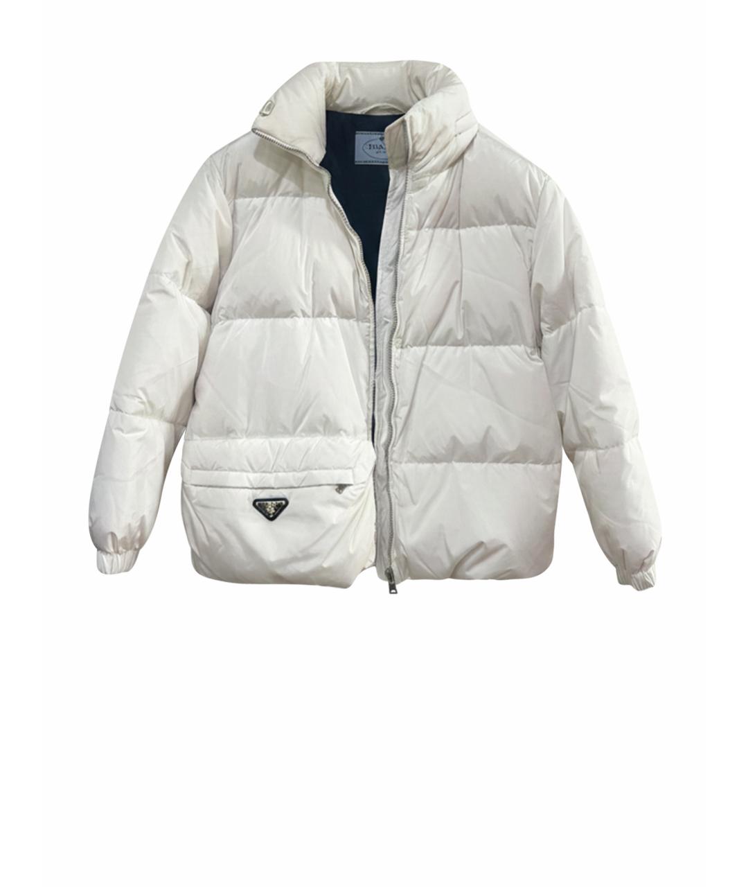PRADA Белый пуховик, фото 1
