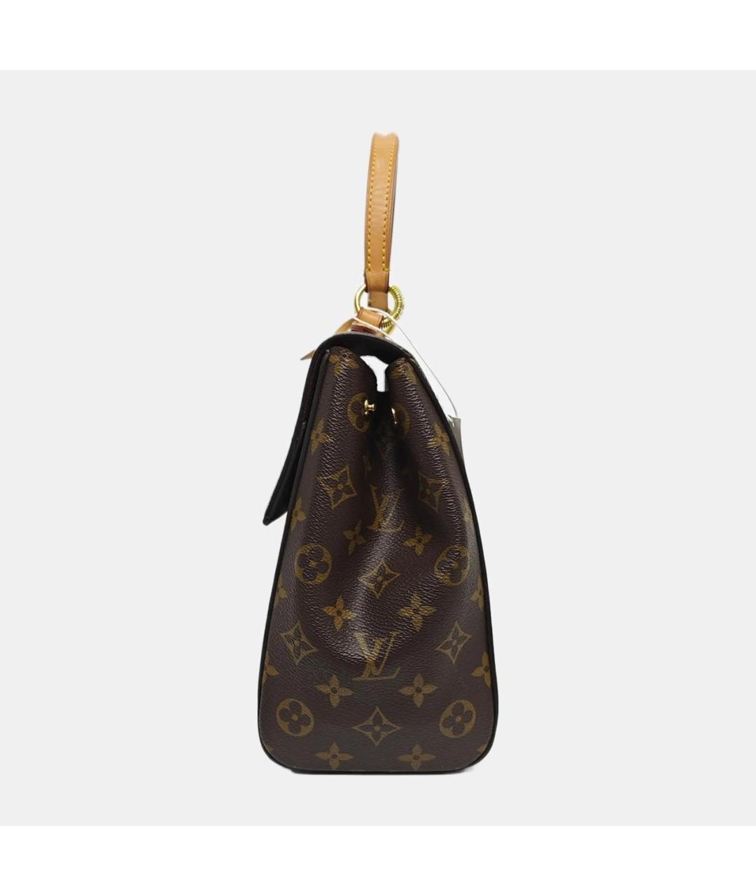 LOUIS VUITTON Коричневая кожаная сумка через плечо, фото 2