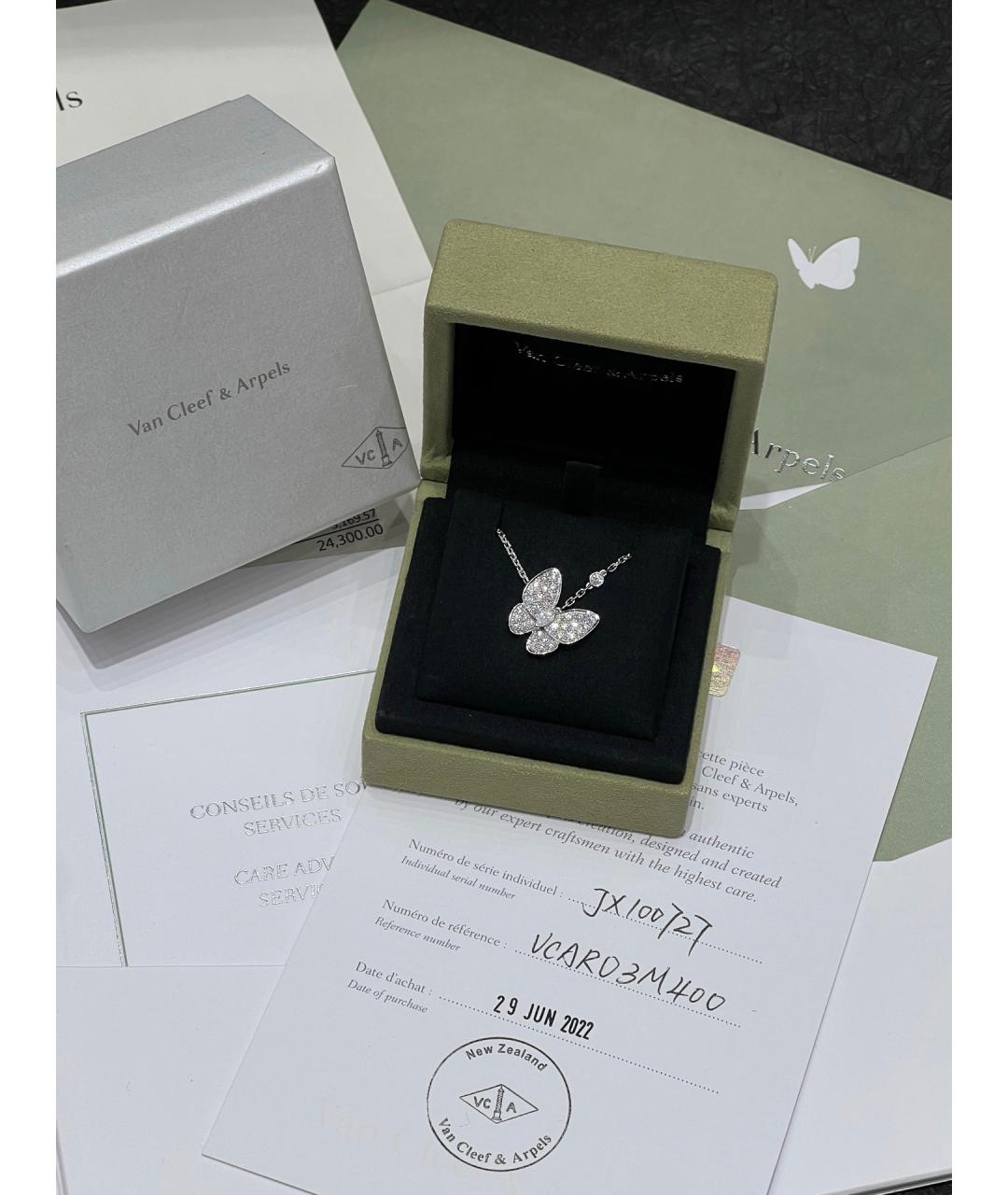 VAN CLEEF & ARPELS Серебряное колье из белого золота, фото 2