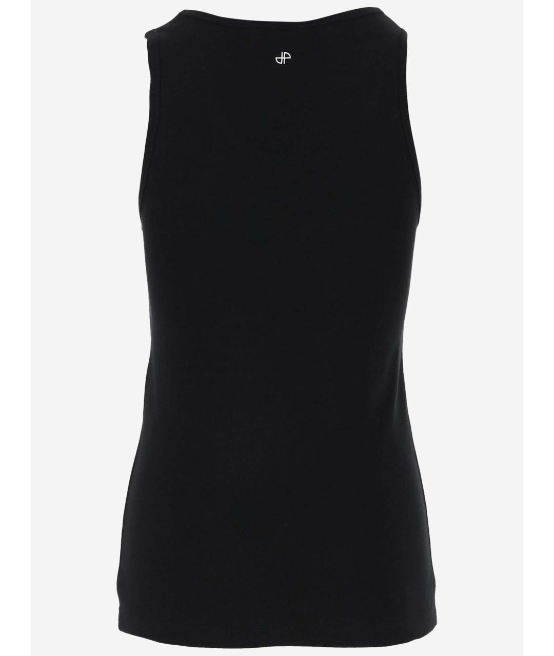 PATOU Черная хлопковая майка, фото 2