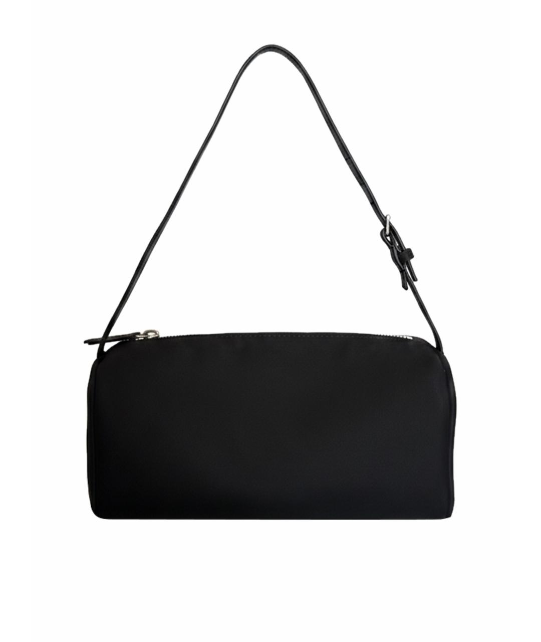 THE ROW Черная замшевая сумка с короткими ручками, фото 1