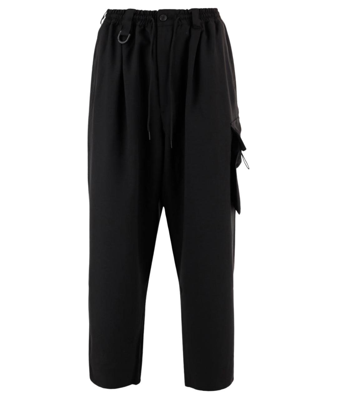 Y-3 Черные полиэстеровые повседневные брюки, фото 1
