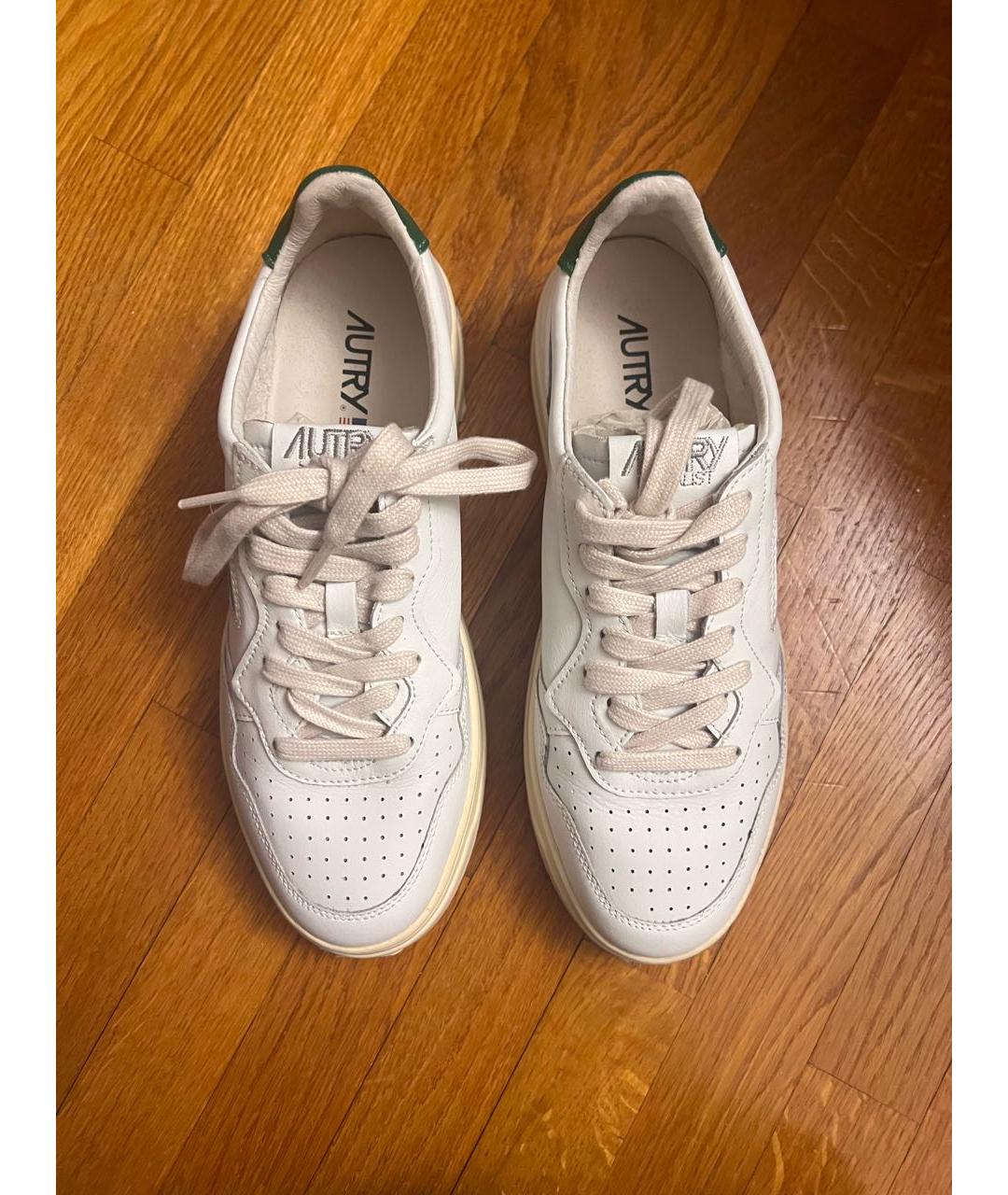 AUTRY Белые кожаные кеды, фото 3