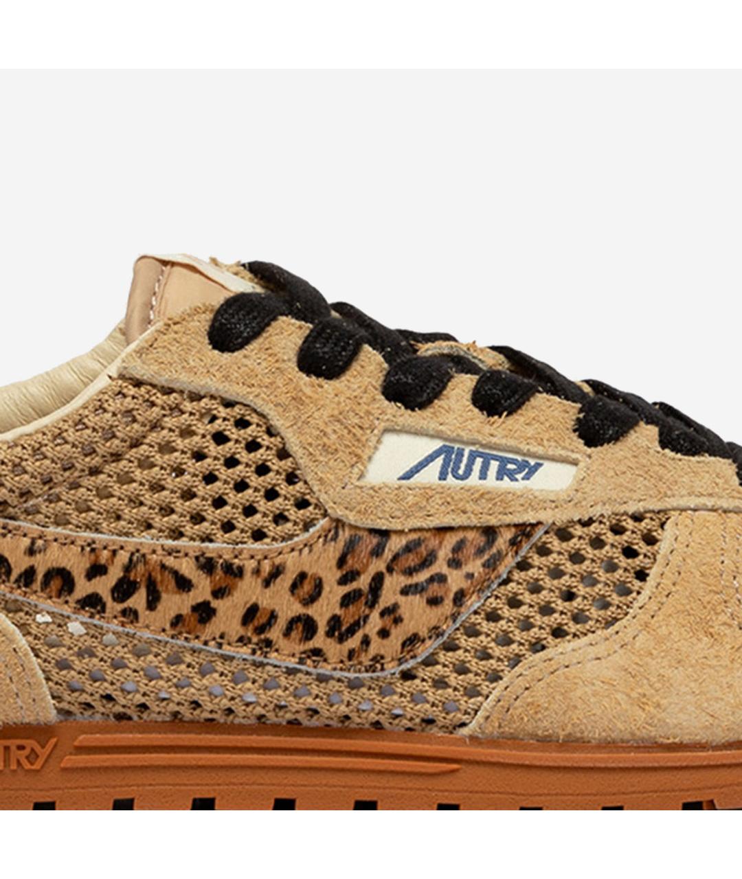 AUTRY Бежевые текстильные кроссовки, фото 5