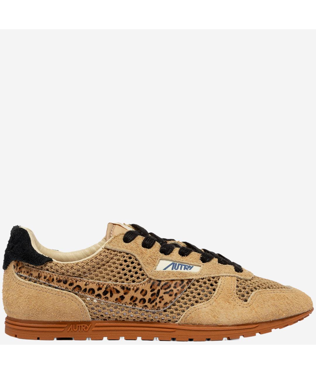 AUTRY Бежевые текстильные кроссовки, фото 6