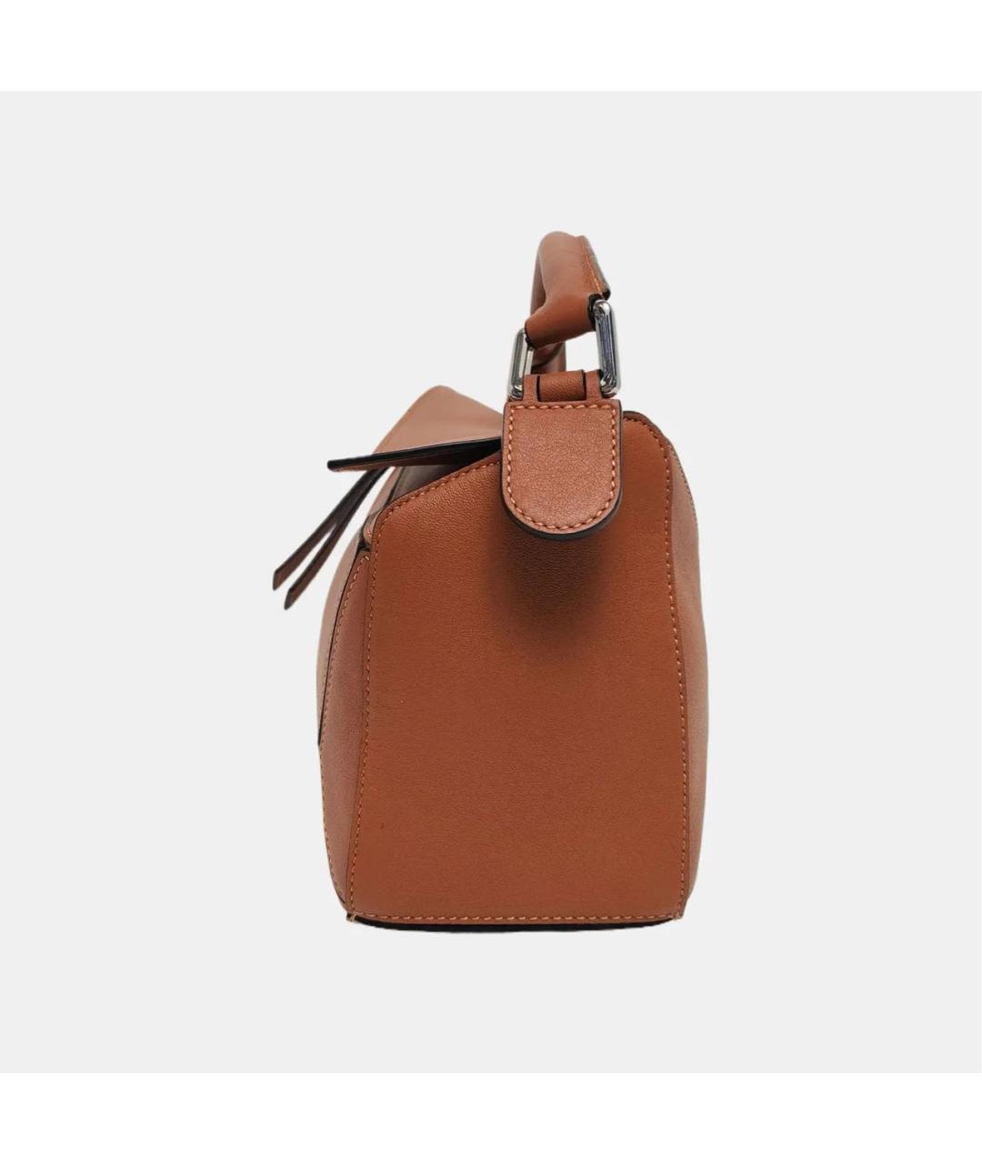 LOEWE Коричневая кожаная сумка тоут, фото 2