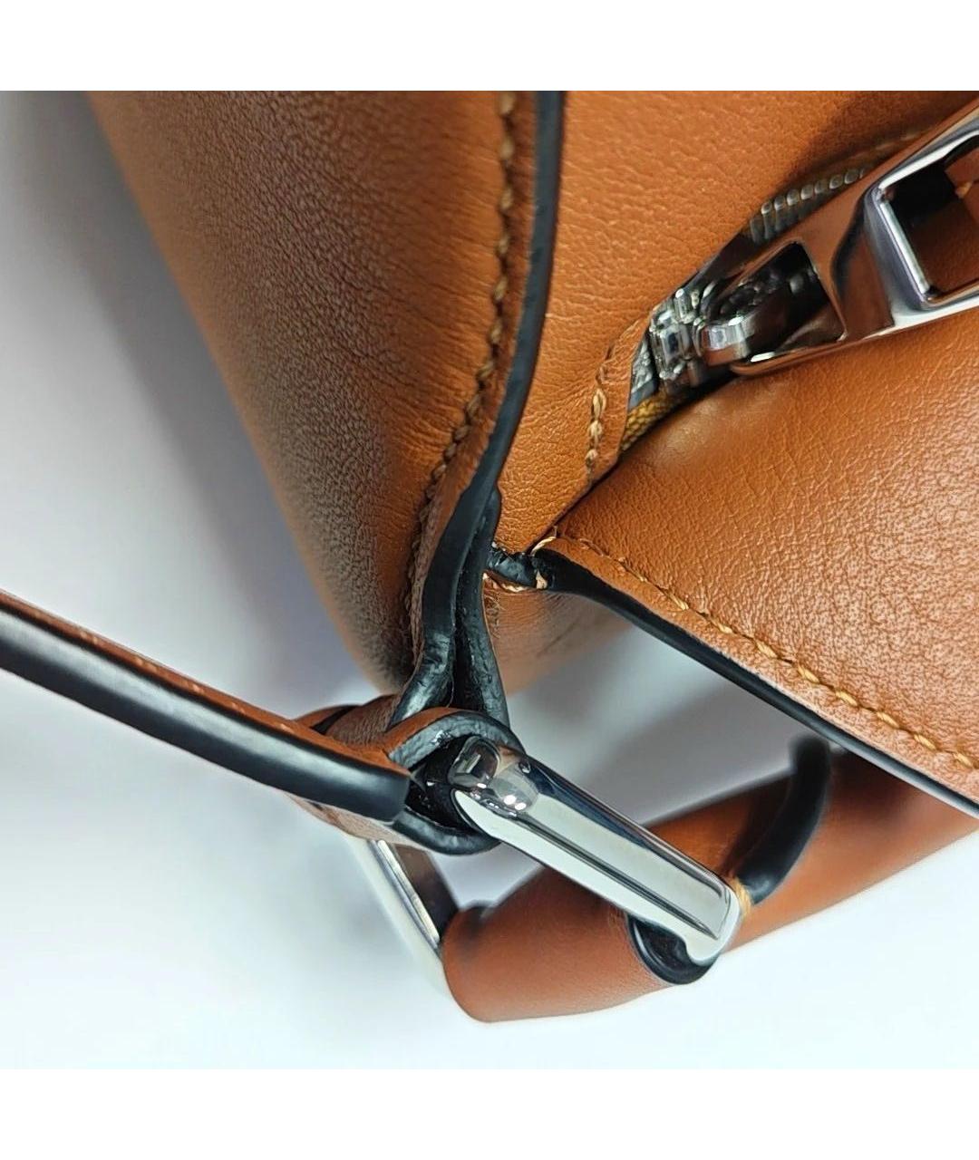 LOEWE Коричневая кожаная сумка тоут, фото 7