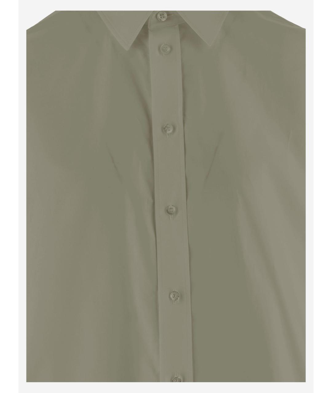 BALENCIAGA Бежевая хлопковая рубашка, фото 3