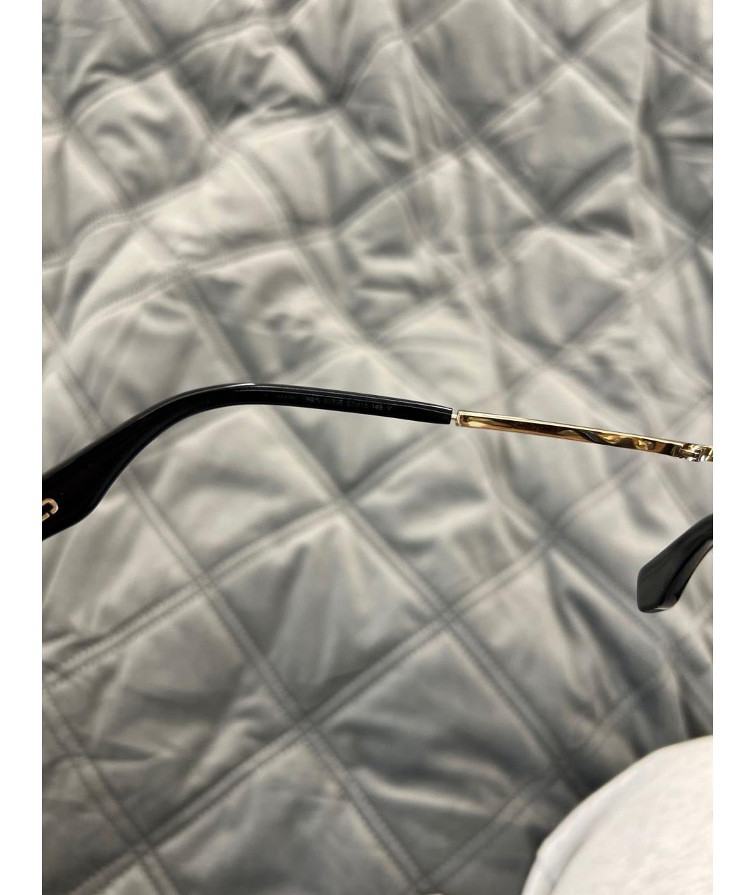 MARC BY MARC JACOBS Черные металлические солнцезащитные очки, фото 3