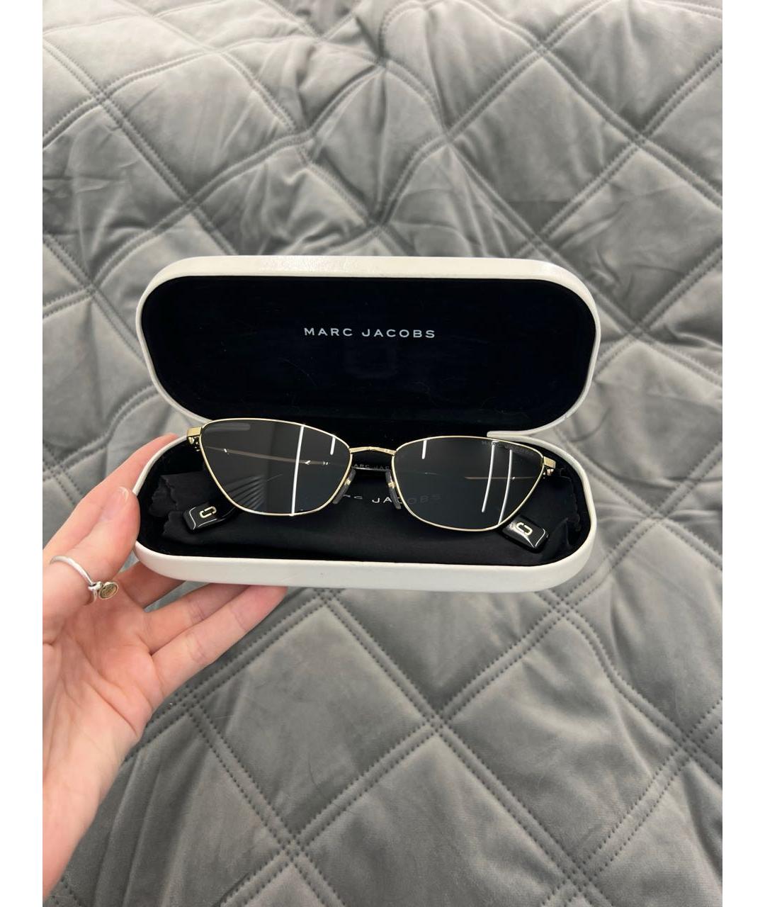 MARC BY MARC JACOBS Черные металлические солнцезащитные очки, фото 4