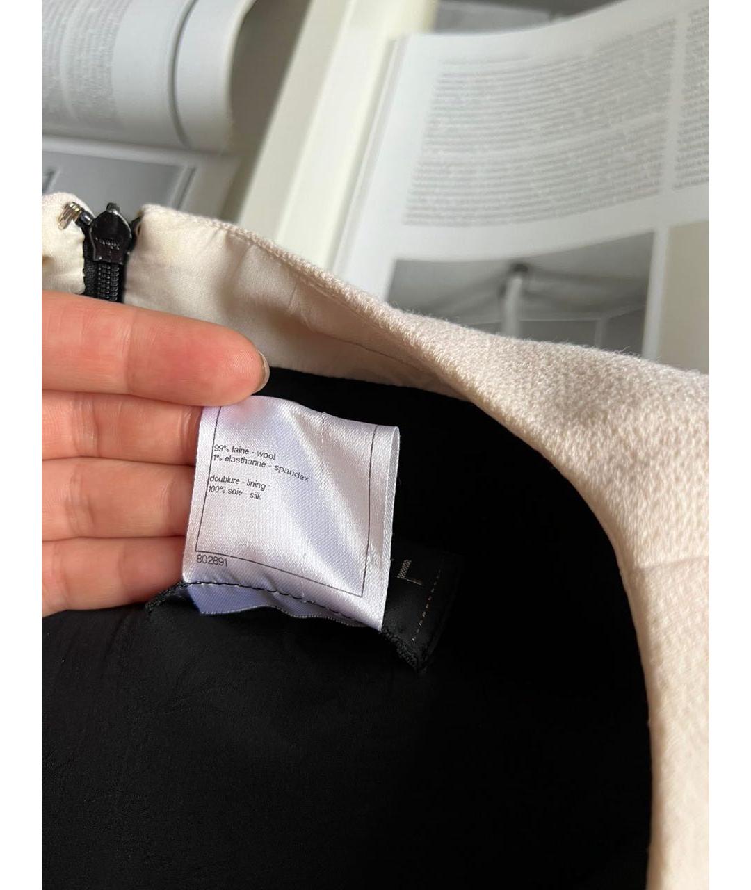 CHANEL Черный шерстяной сарафан, фото 5