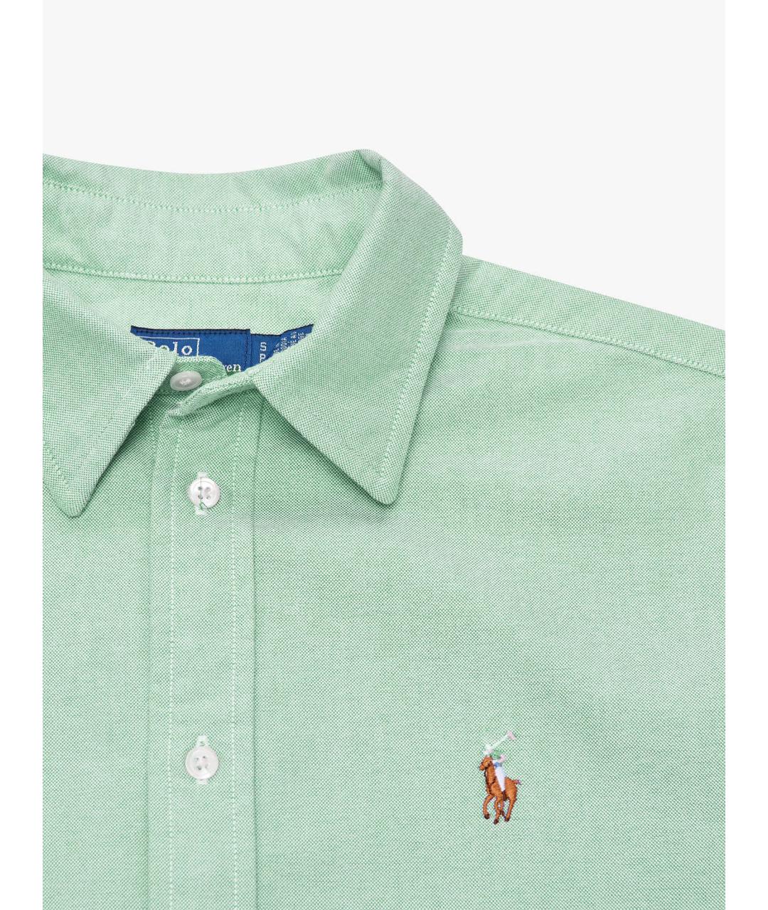 POLO RALPH LAUREN Зеленая хлопковая рубашка, фото 3
